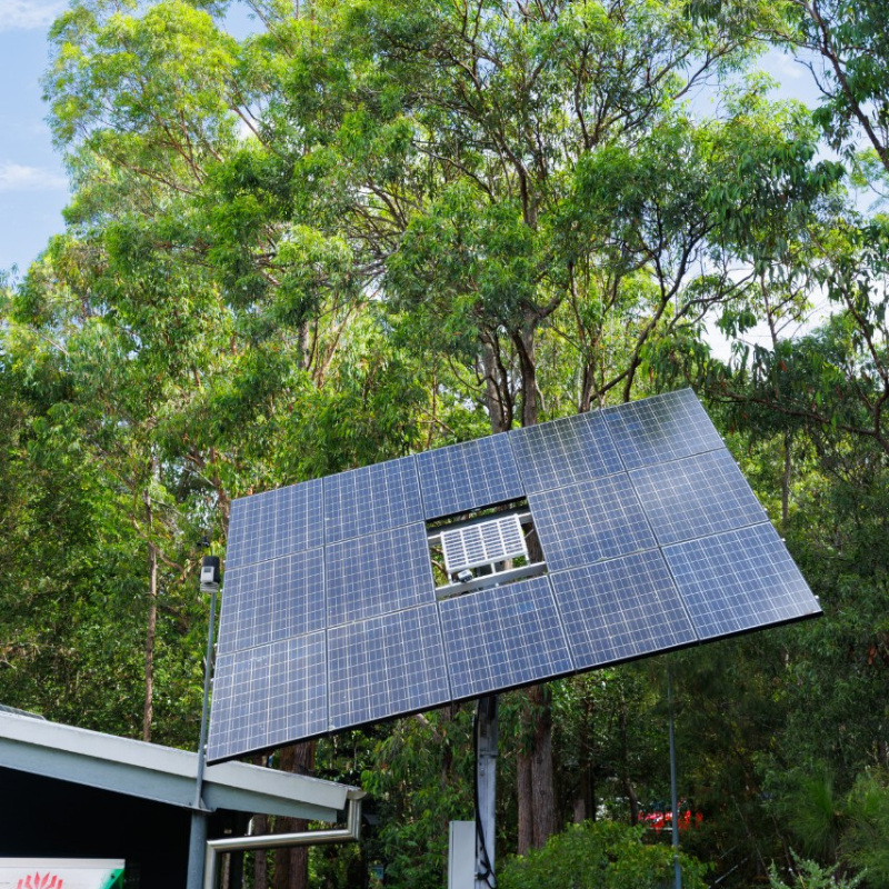 solar panel at the Griffith Eco centre